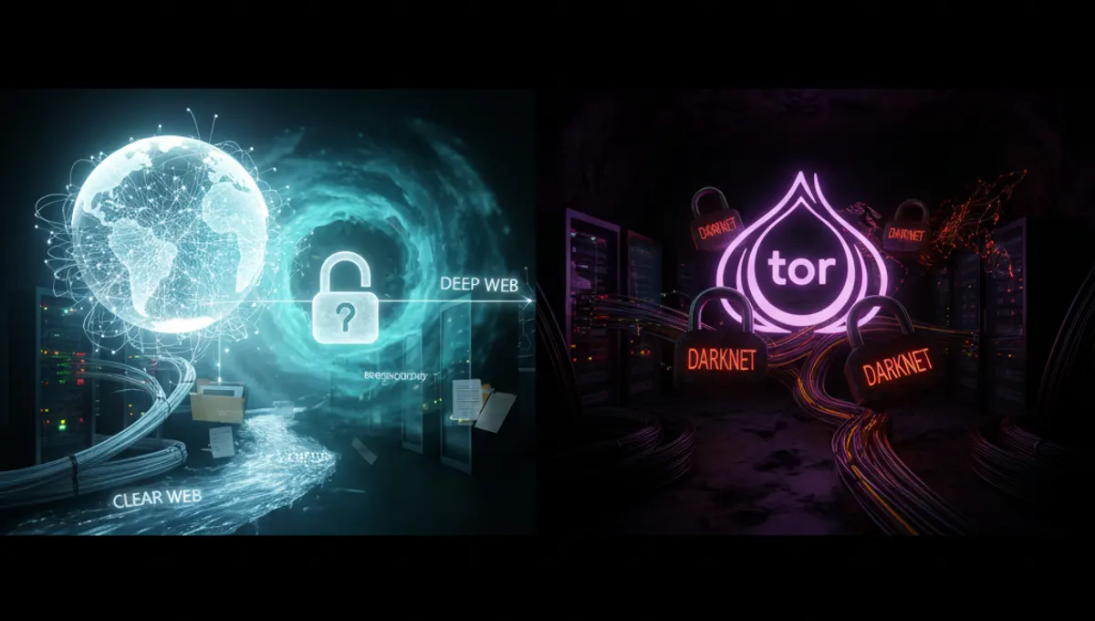 Clear Web, Deep Web, Dark Web: Definitions and Differences